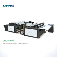 Onl-H1000 High Quality Non Woven Cutting Machine, Wholesale Ultrasonic Fabric Cutting Production Line